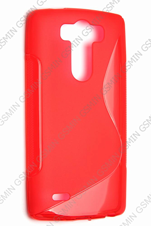 Чехол силиконовый для LG G3 D855 S-Line TPU (Красный)