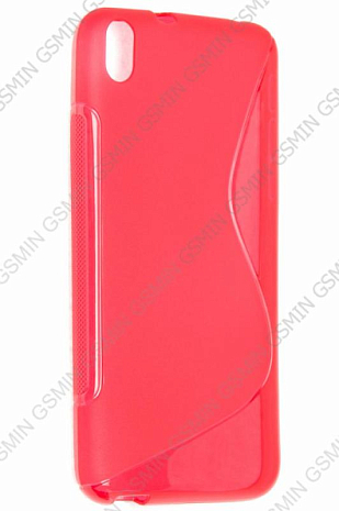 Чехол силиконовый для HTC Desire 816 S-Line TPU (Красный)