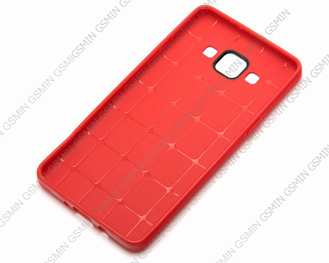 Чехол силиконовый для Samsung Galaxy A5 Fascination Case (Красный матовый)