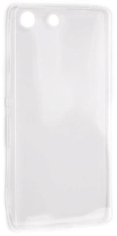 Чехол силиконовый для Sony Xperia M5 TPU (Прозрачный)