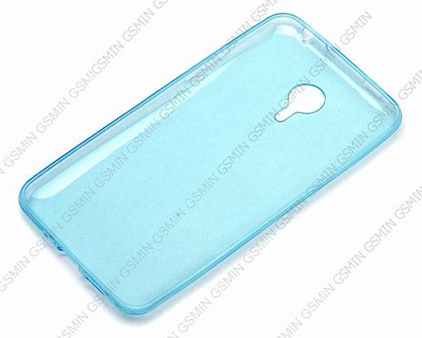 ����� ����������� ��� Meizu MX4 TPU (Transparent Light Blue)