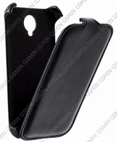 Кожаный чехол для Lenovo S750 Armor Case (Черный)