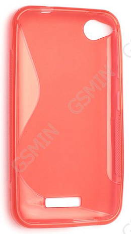 Чехол силиконовый для HTC Desire 320 S-Line TPU (Красный)