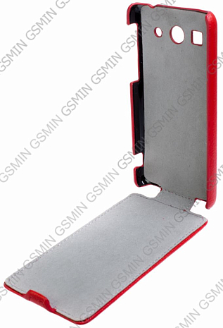 Кожаный чехол для Huawei Ascend G525 Art Case (Красный)