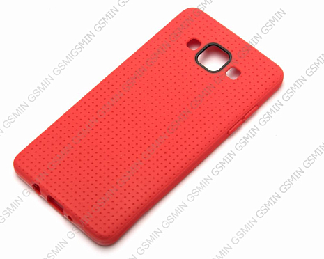 Чехол силиконовый для Samsung Galaxy A5 Fascination Case (Красный матовый)