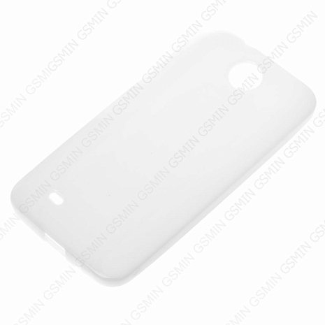 Чехол силиконовый для HTC Desire 300 TPU (Белый)