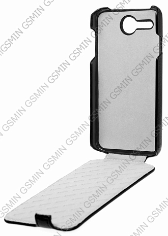 Кожаный чехол для Lenovo A680 Armor Case "Full" (Черный)