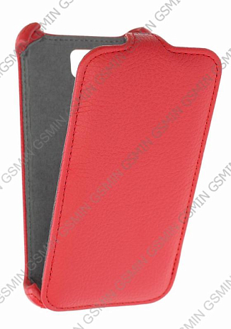 Кожаный чехол для Explay Vega Armor Case (Красный)