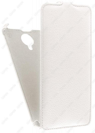 Кожаный чехол для Lenovo K80M Armor Case (Белый)