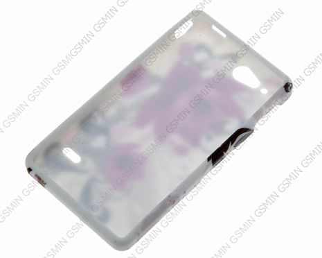 Чехол силиконовый для Sony Xperia Go / ST27i с Рисунком N3