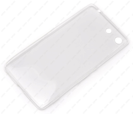 Чехол силиконовый для Sony Xperia M5 TPU (Прозрачный) (Дизайн 154)