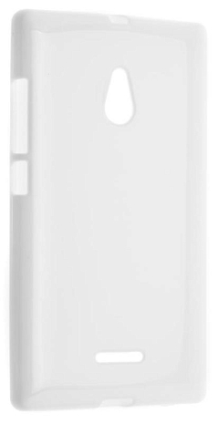 Чехол силиконовый для Nokia XL Dual Sim RHDS TPU (Белый)