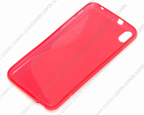 Чехол силиконовый для HTC Desire 816 S-Line TPU (Красный)