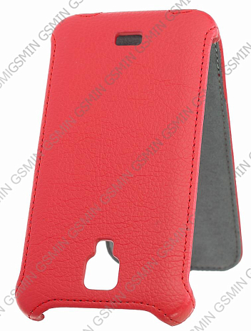 Кожаный чехол для Explay Vega Armor Case (Красный)