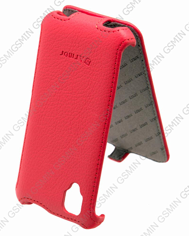 Кожаный чехол для Explay Onyx Armor Case (Красный)