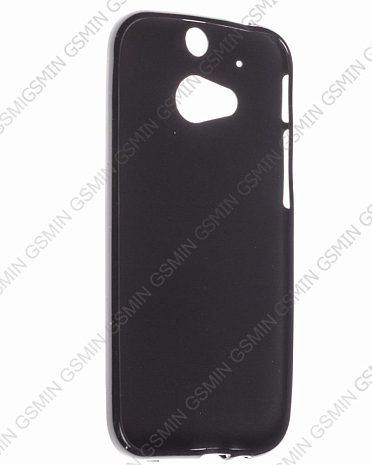 Чехол силиконовый для HTC One 2 M8 (Матовый Черный)