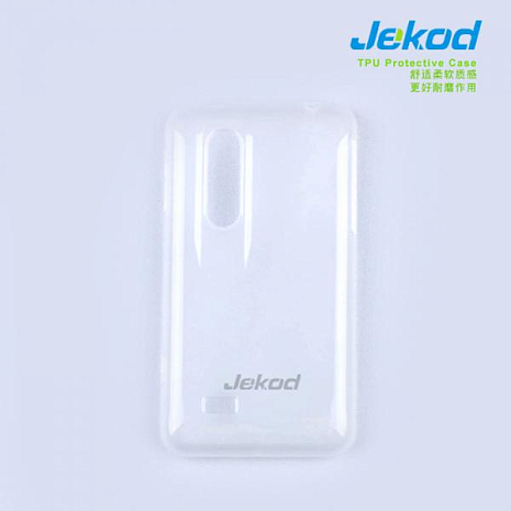 Чехол силиконовый для LG Optimus 3D / P920 Jekod (Clear)