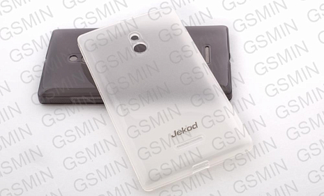 Чехол силиконовый для Nokia XL Dual Sim Jekod (Clear)