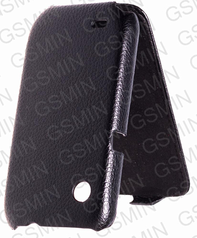 Кожаный чехол для Lenovo S680 Art Case (Черный)