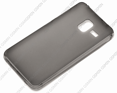 Чехол силиконовый для Lenovo A850 + TPU Прозрачно-Матовый (Черный)