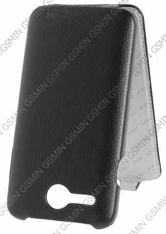 Кожаный чехол для Lenovo A680 Armor Case "Full" (Черный)