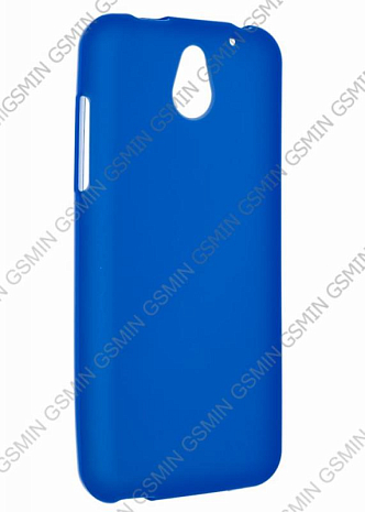 Чехол силиконовый для HTC Desire 610 TPU (Синий Матовый)