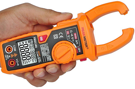 Токовые клещи PEAKMETER PM2118S (Оранжевый)