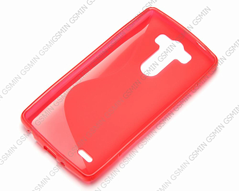 Чехол силиконовый для LG G3 D855 S-Line TPU (Красный)