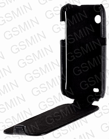 Кожаный чехол для Lenovo S680 Art Case (Черный)