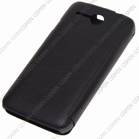 Кожаный чехол для Lenovo A680 Art Case Book (Черный)