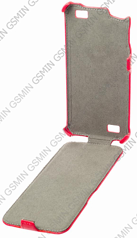 Кожаный чехол для Explay Diamond Armor Case (Красный)