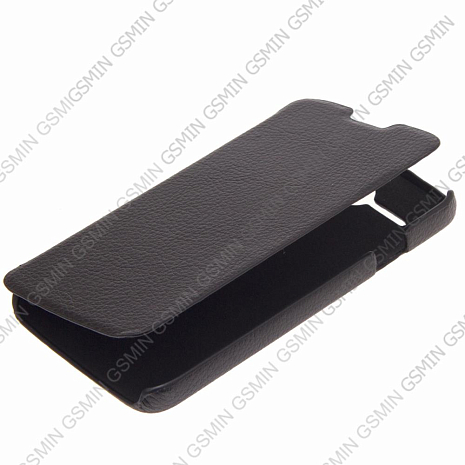 Кожаный чехол для Lenovo A680 Art Case Book (Черный)