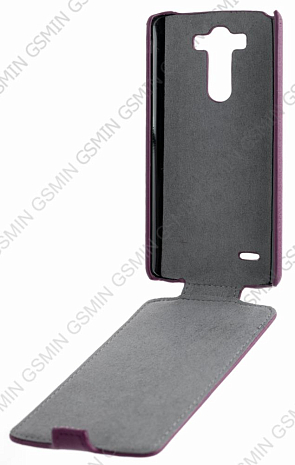 Кожаный чехол для LG G3 D855 Art Case (Фиолетовый)