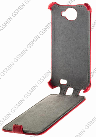 Кожаный чехол для Keneksi Norma Armor Case (Красный)