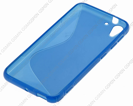 Чехол силиконовый для HTC Desire Eye S-Line TPU (Синий)