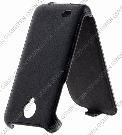 Кожаный чехол для Lenovo S750 Armor Case (Черный)