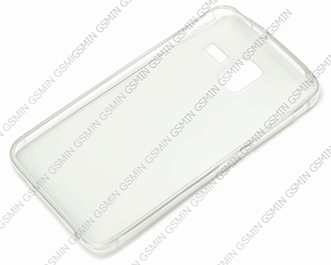 Чехол силиконовый для Lenovo A850 + TPU Прозрачно-Матовый (Прозрачный)