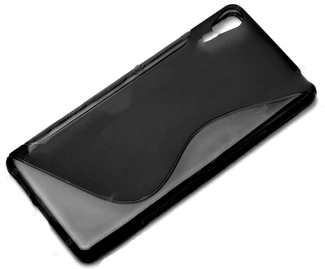 Чехол силиконовый для Sony Xperia XA S-Line TPU (Черный)