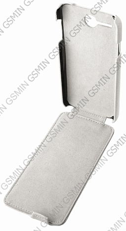 Кожаный чехол для Lenovo A680 Art Case (Белый)