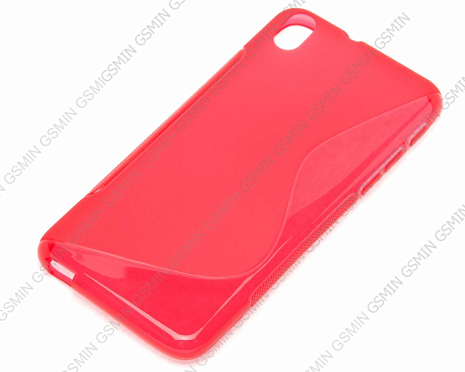 Чехол силиконовый для HTC Desire 816 S-Line TPU (Красный)