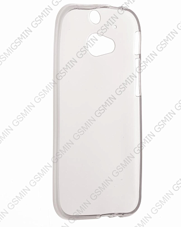 Чехол силиконовый для HTC One 2 M8 (Матовый Белый)