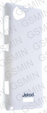 Чехол-накладка для Sony Xperia L / S36h / C2104 Jekod (Белый)