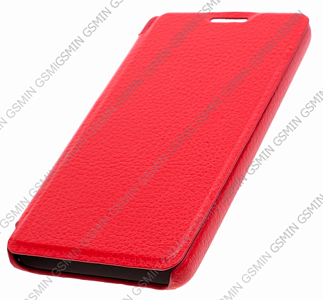 Кожаный чехол для Huawei Ascend G525 Art Case Book (Красный)