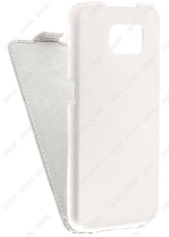 Кожаный чехол для Samsung Galaxy S6 G920F Art Case (Белый)