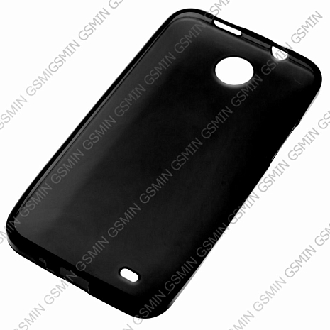Чехол силиконовый для HTC Desire 300 TPU (Матовый Черный)