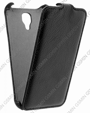 Кожаный чехол для LG F70 D315K Armor Case (Чёрный)