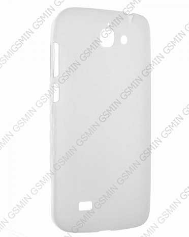 Чехол силиконовый для Huawei Ascend G730 TPU (Матовый Красный)