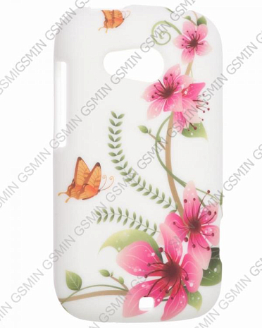 Чехол силиконовый для HTC Desire C / Golf с Рисунком N3