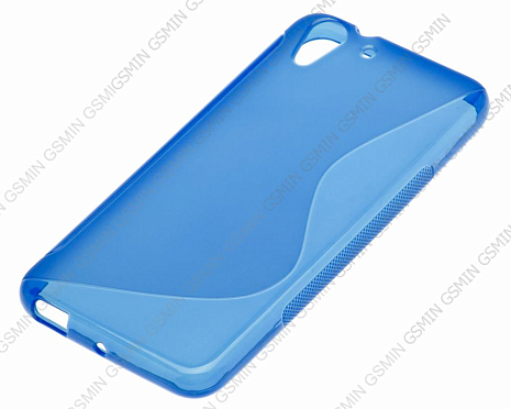 Чехол силиконовый для HTC Desire Eye S-Line TPU (Синий)