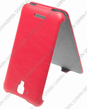 Кожаный чехол для Lenovo S8 Armor Case (Красный)